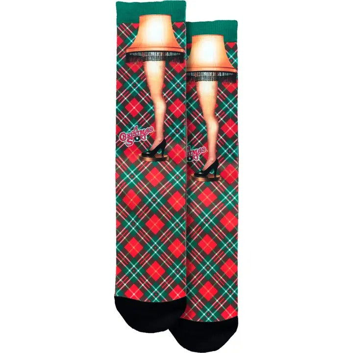 CHRISTMAS STORY LEG LAMP SOCKS