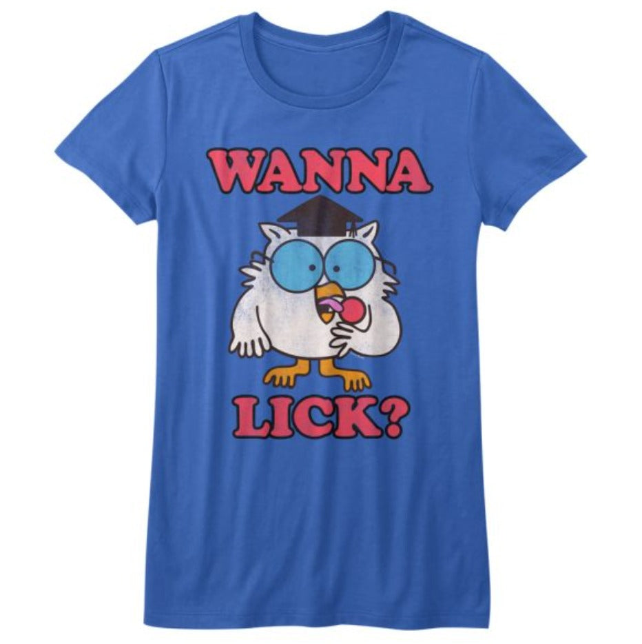Tootsie Roll: Wanna Lick Retro Juniors Shirt
