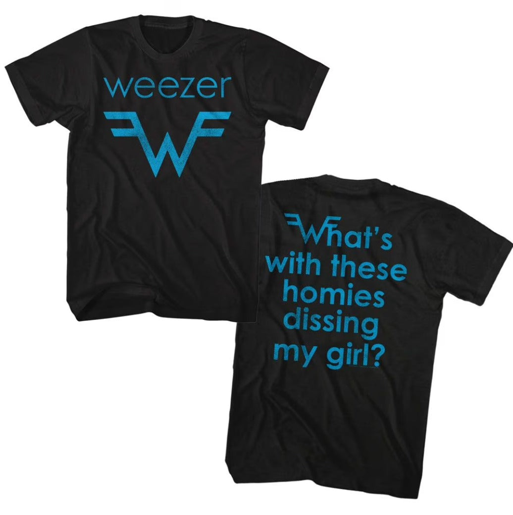 Weezer: Blu Front and Back Retro Shirt