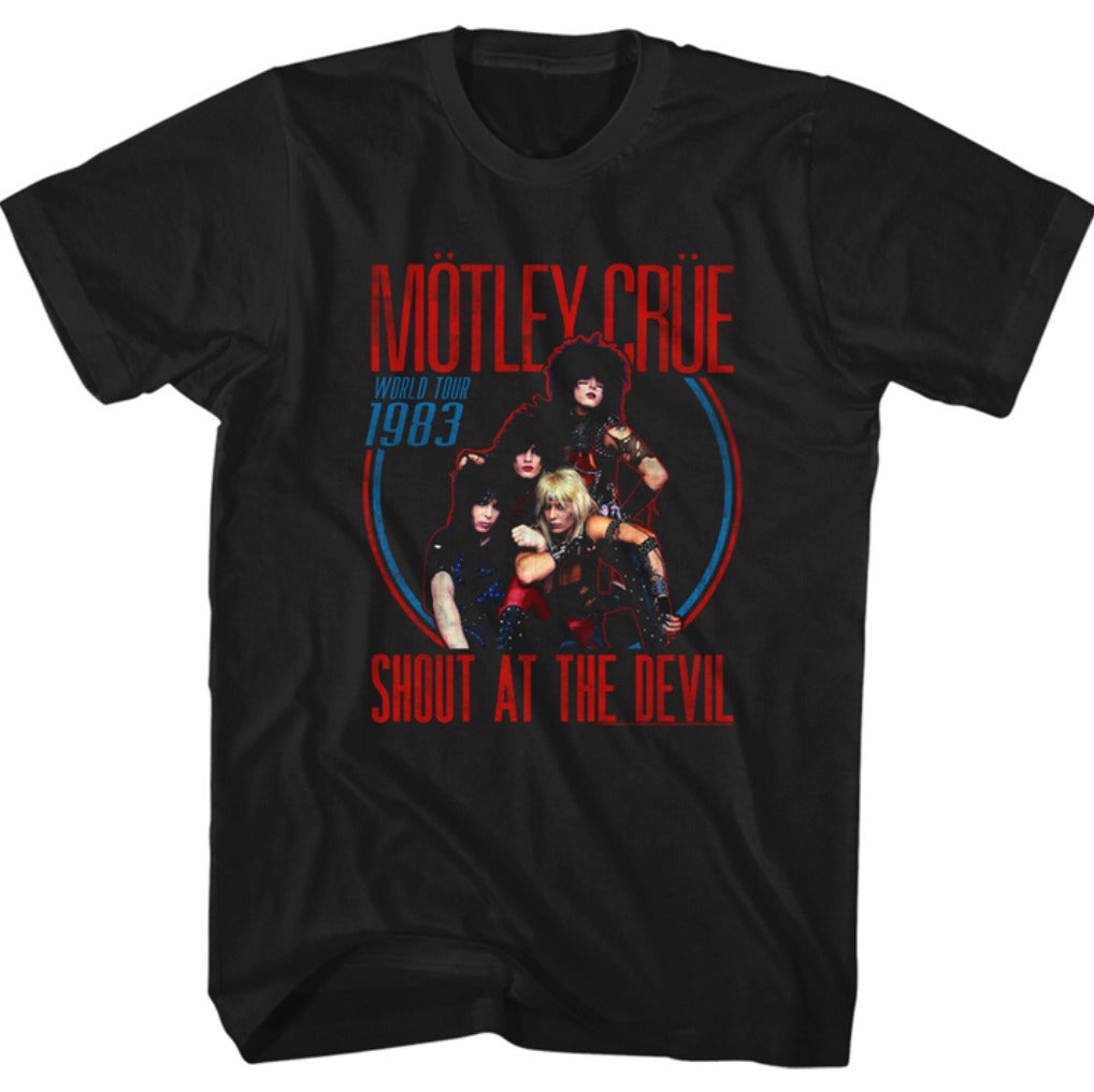 Motley Crue: 1983 Shout at the Devil Tour Retro Shirt