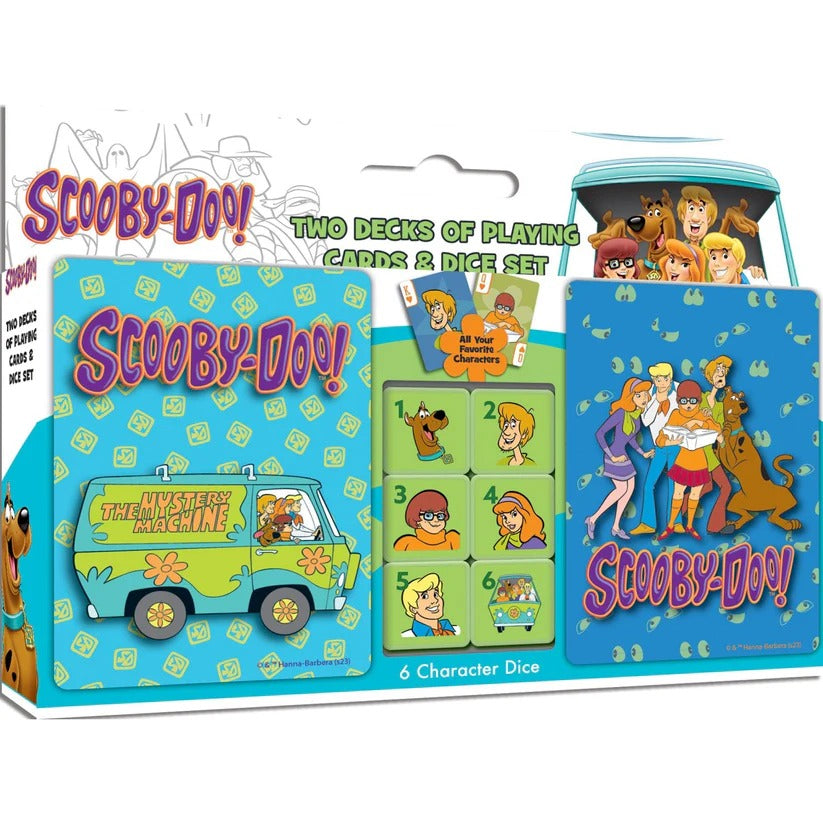 SCOOBY DOO CARDS DICE SET