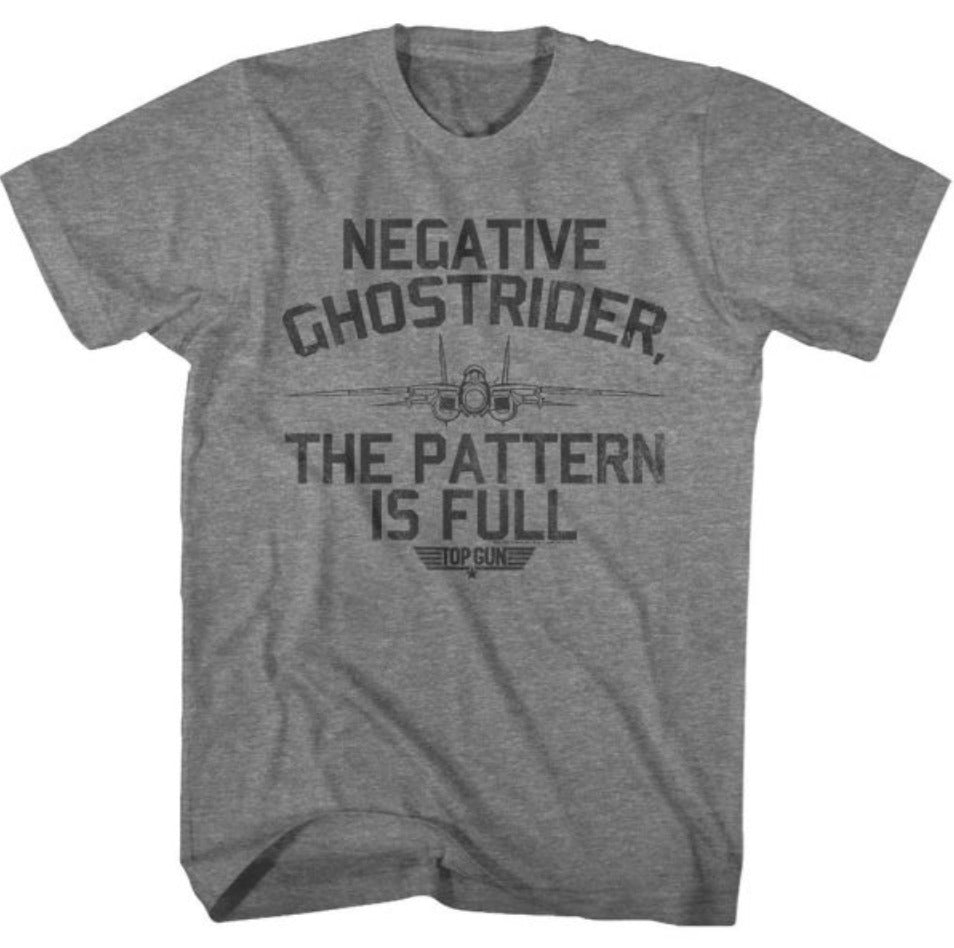 Top Gun: Negative Ghostrider Retro Shirt