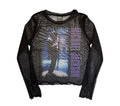 MICHAEL JACKSON MESH CROP