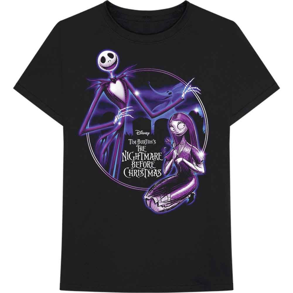 Nightmare Before Christmas: Purple Graveyard Retro Shirt