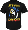 Scream: Ghostface, Let's Watch Scary Movies Retro Shirt
