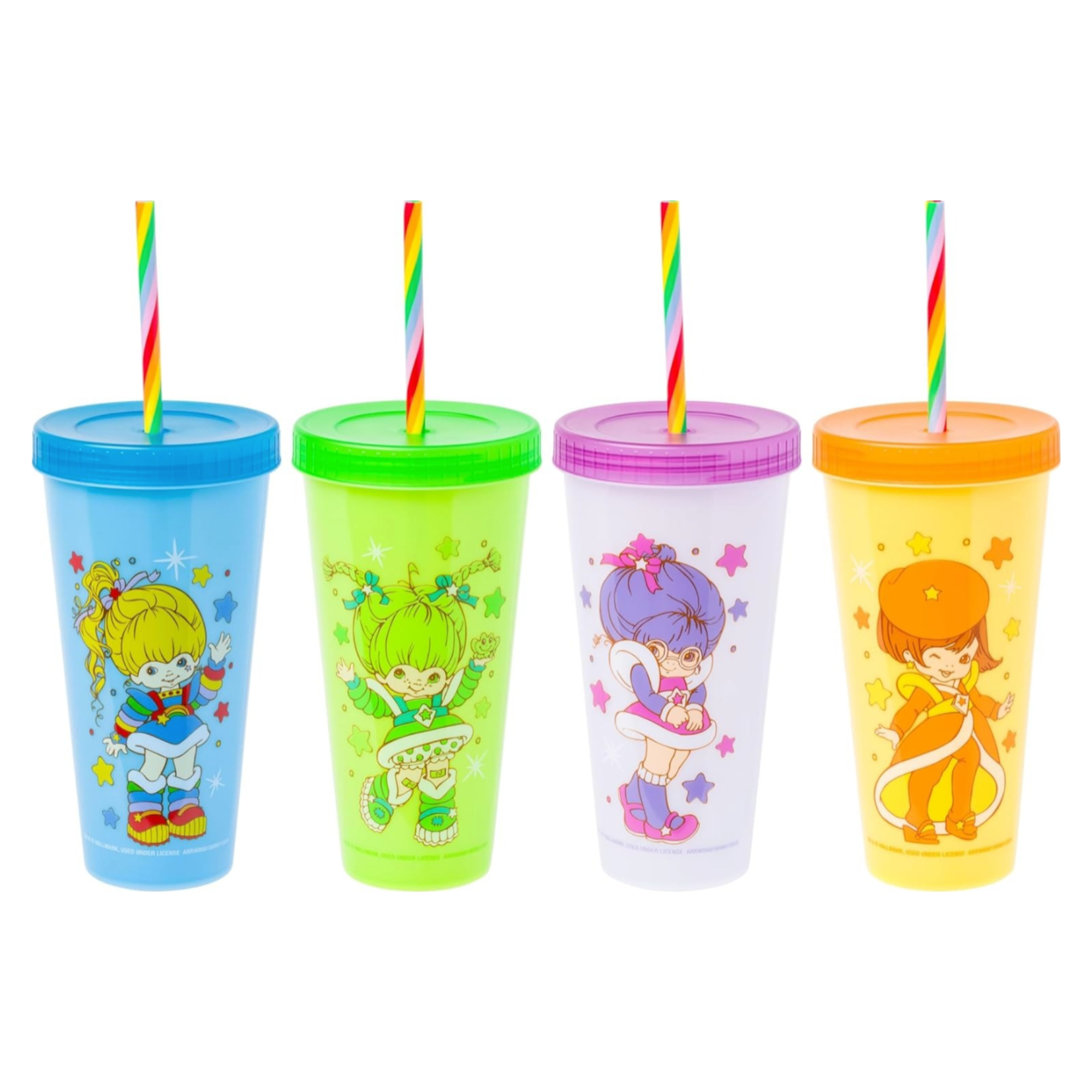 Rainbow Brite: 4pk Color Changing Cups