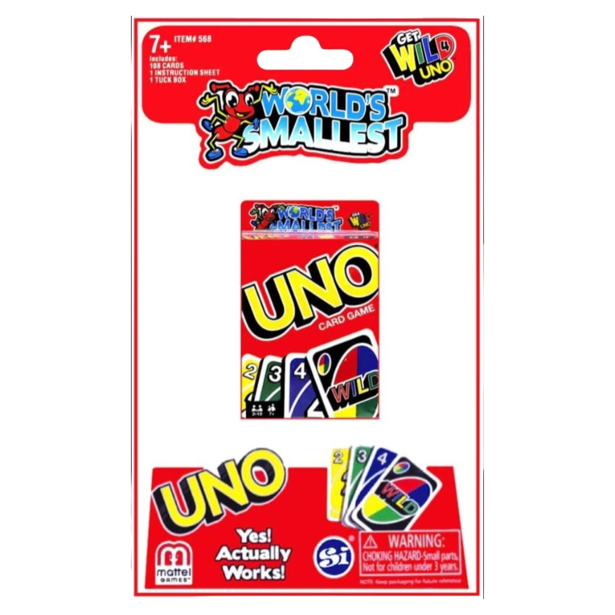 SMALLEST UNO CARD GAME