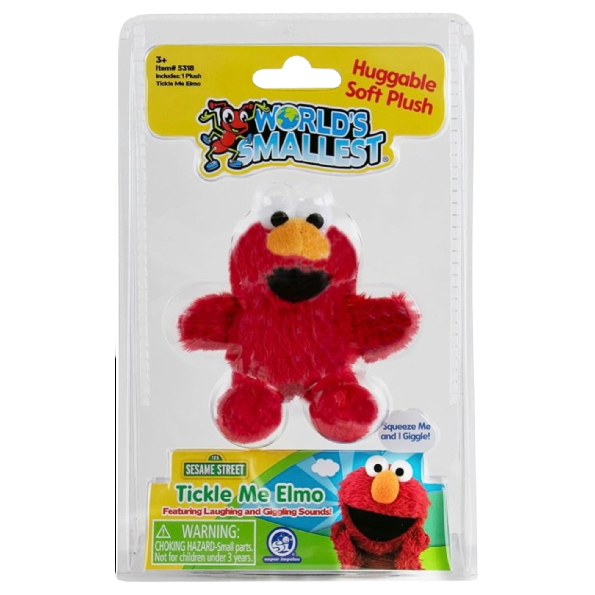 SMALLEST TICKLE ME ELMO