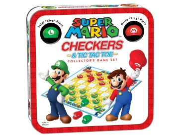 Super Mario Checkers & Tic Tac Toe box
