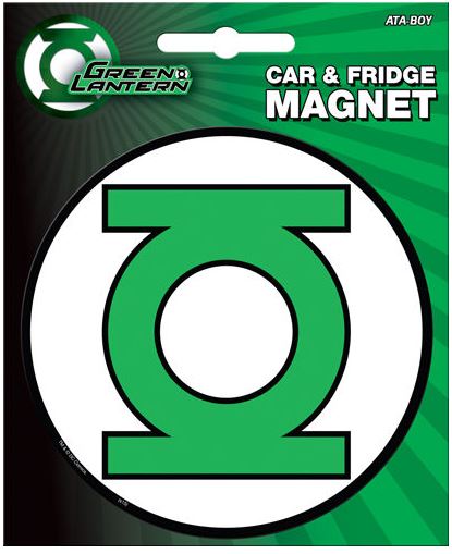 Green Lantern Car Magnet