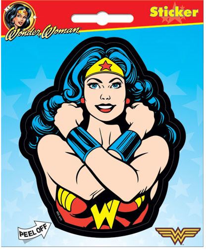 Wonder Woman Arms Crossed Sticker
