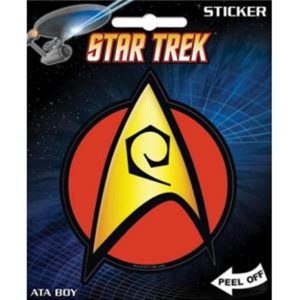 Star Trek Red Sticker