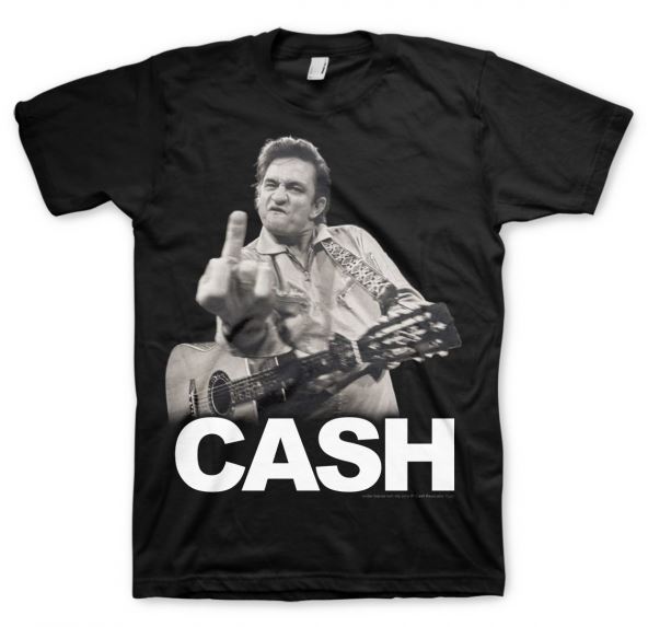 Johnny Cash The Bird t shirt