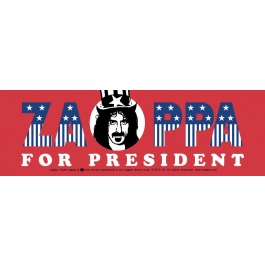 Zappa for President sticker