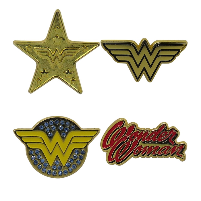 Wonder Woman Shild Logo DC Comics exklusiver Sammler Collectors Pin Metall