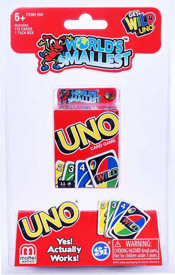 World's Smallest Uno Cards