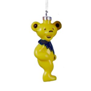 Grateful Dead Yellow Bear Ornament