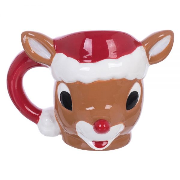 Rudolph Molded Mug
