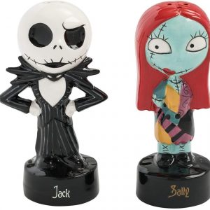 Nightmare Before Christmas Jack and Sally Salt and Pepper Shakers