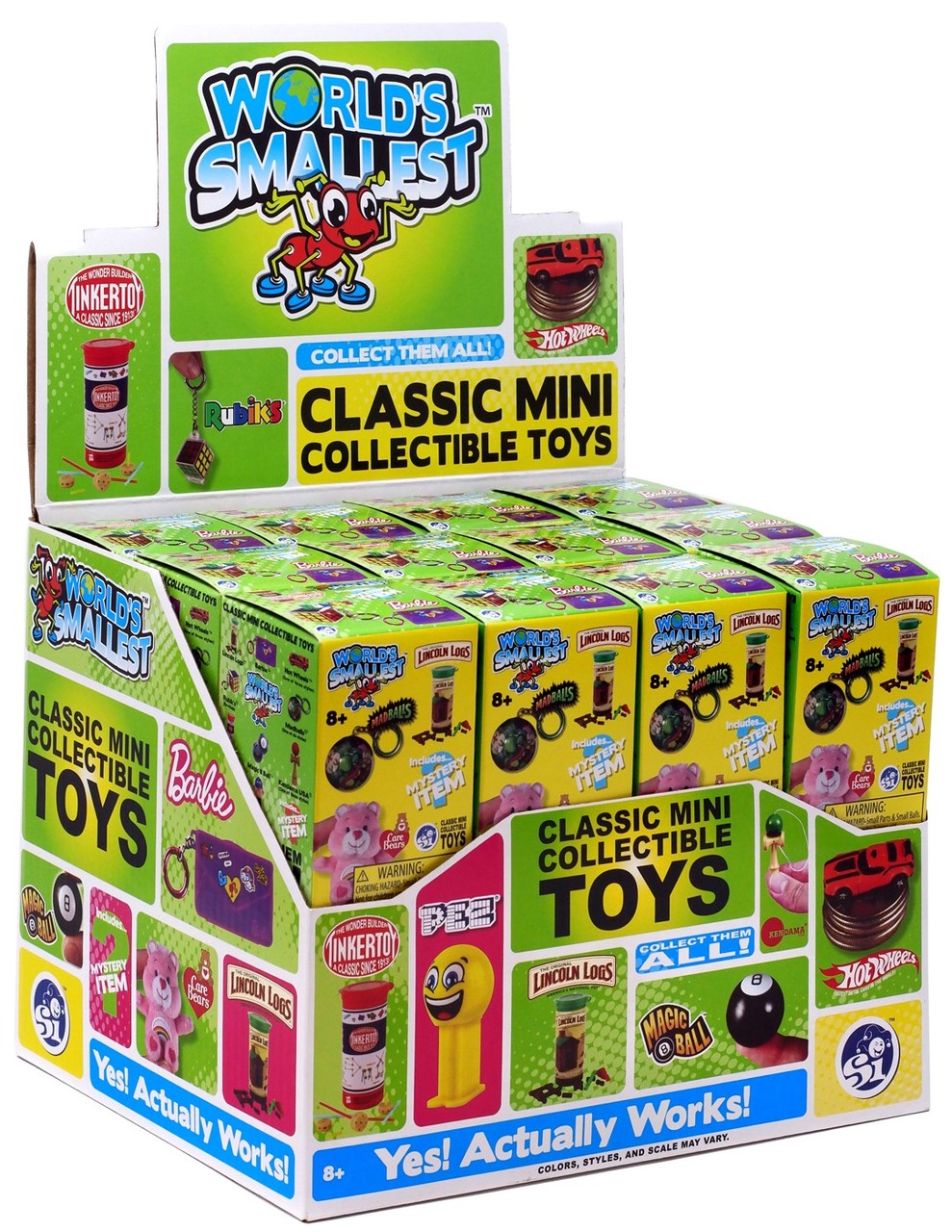 World's Smallest Micro Toy Box Series Mystery Pack (5 RANDOM Figures ...