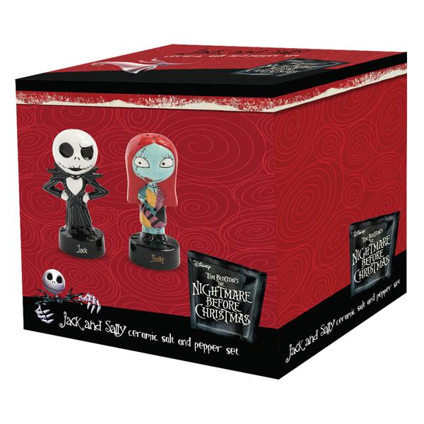 Nightmare Before Christmas Jack and Sally Salt and Pepper Shakers ...