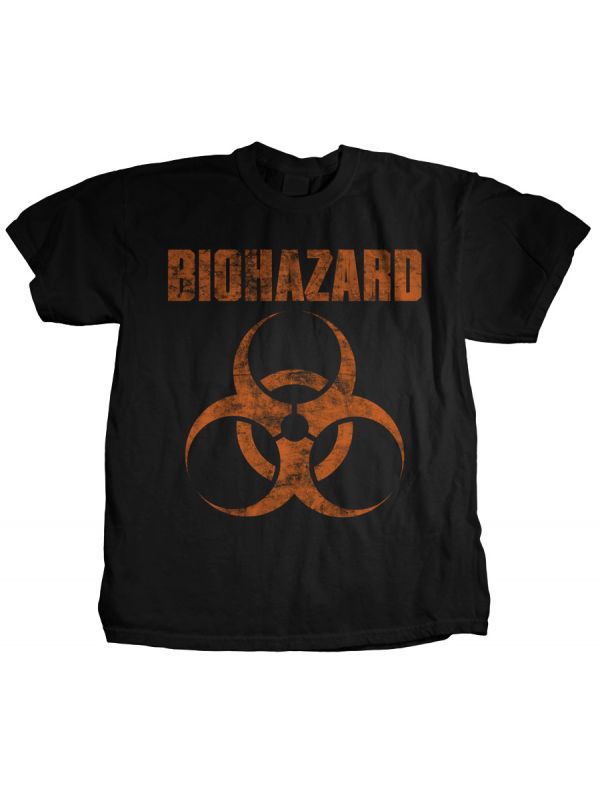 Biohazard Distressed Logo