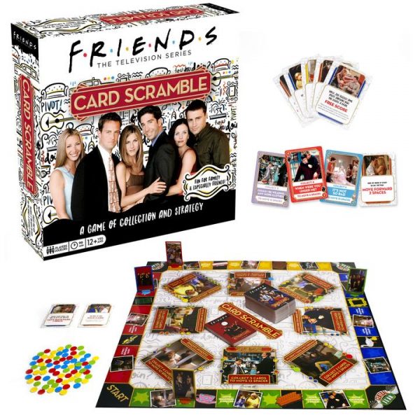 Friends Card Scramble Board Game