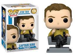Star Trek Captain Kirk in Chair Funko Pop Vinyl