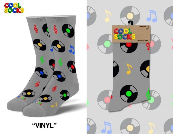Vinyl All Over Socks