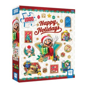Super Mario Happy Holidays 1000pc Puzzle