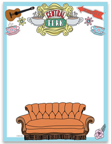 Central Perk Notepad Style one