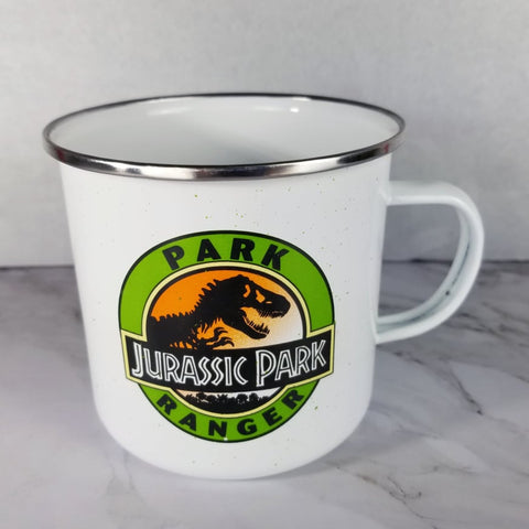 Jurassic Park Enamel Mug