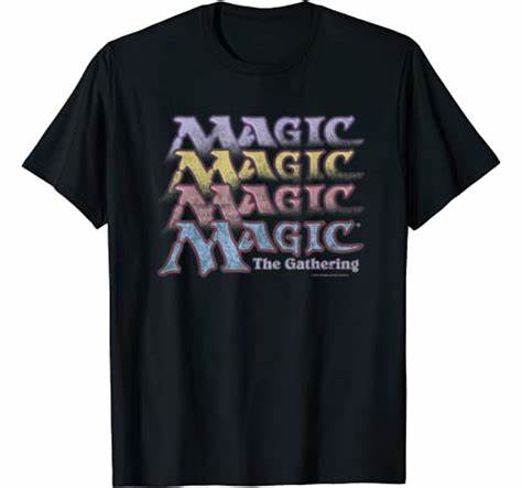 Stacked "Magic" The Gathering Emblem Shirt