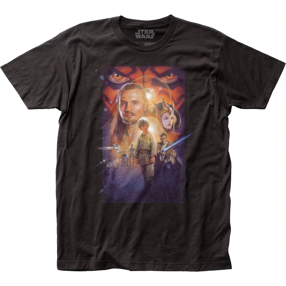 Star Wars Phantom of Menace Poster Shirt