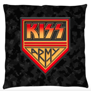 Kiss Army Throw Pillow