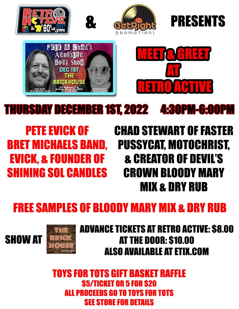 Meet & Greet Pete Evick and Chad Stewart