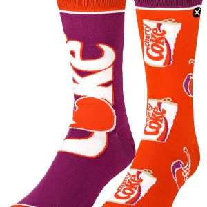 Cherry Coke Crew Socks