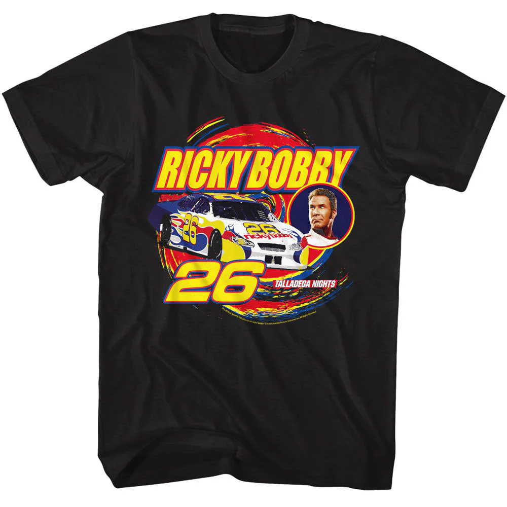 Talladega Nights Ricky Bobby Swirl Shirt