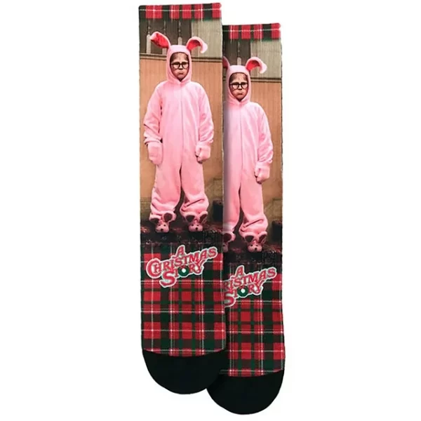 Christmas Story Pink Nightmare Socks