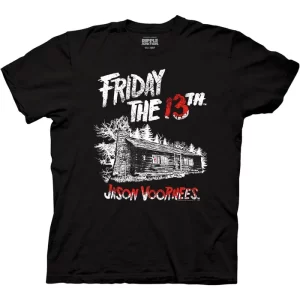 Friday the 13th Red and White Cabin Shirt
