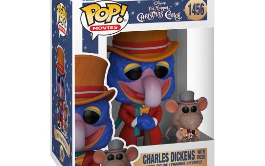 Gonzo as Charles Dickens with Rizzo Funko Pop
