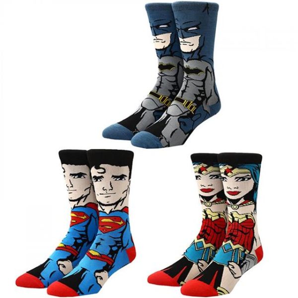 Justice League 3 Pack Socks