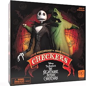 Nightmare Before Christmas Checkers