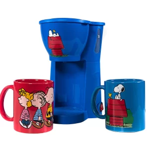 Peanuts Coffee Maker with Two Mugs