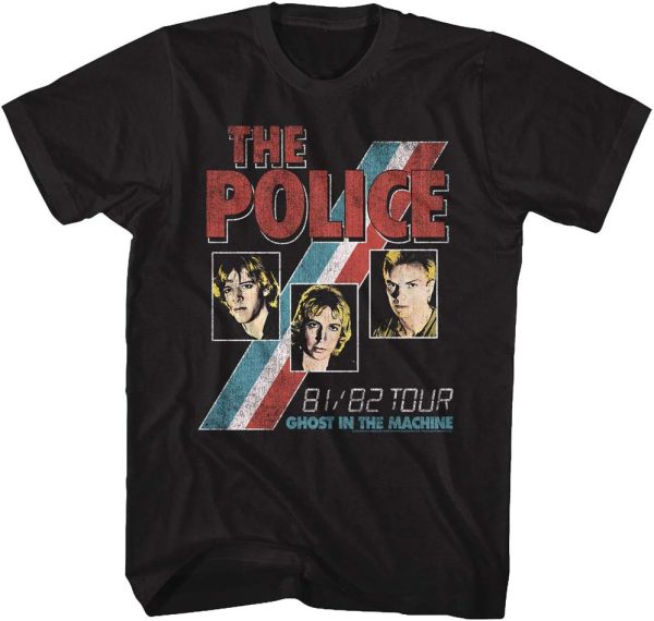 Police Ghost in the machine shirt