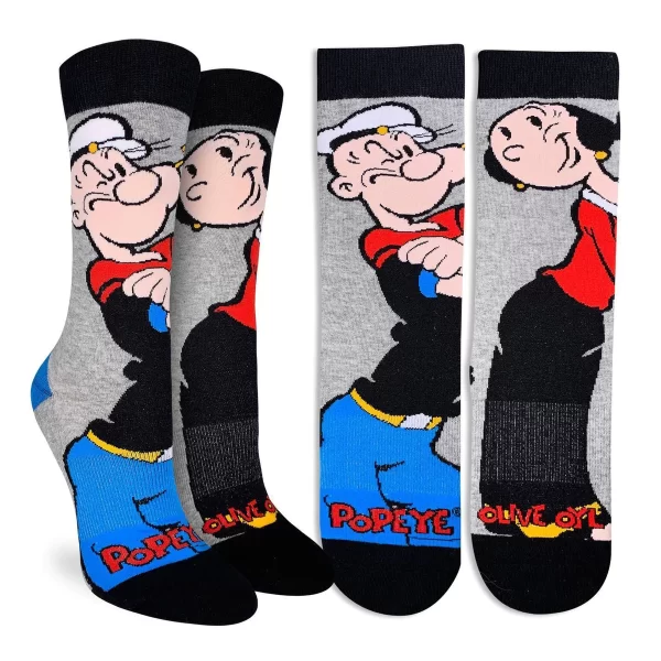 Popeye and Olive socks