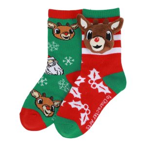 Rudolph 2 Pack Youth Socks