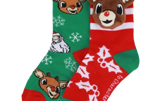 Rudolph 2-Pack Youth Socks