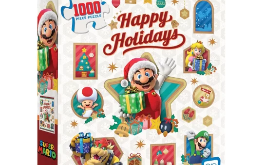Super Mario Happy Holidays 1000pc Puzzle