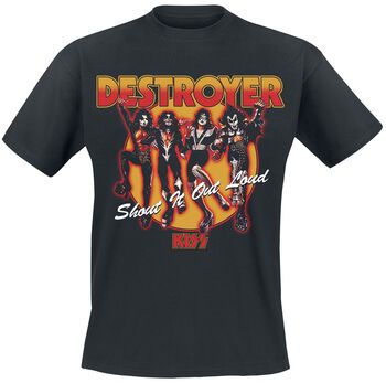 KISS Distressed Destroyer Shirt